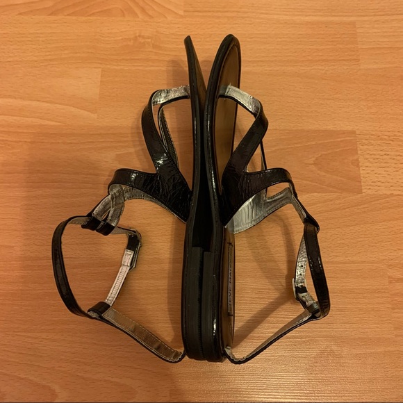 Women’s Steve Madden Strappy Sandals with Adjustable Ankle Strap - Black, Size 9 - Picture 6 of 11